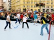 MotoGP riders participate in Brno floorball game