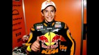 Marc Marquez in the Red Bull KTM garage after QP in Le Mans