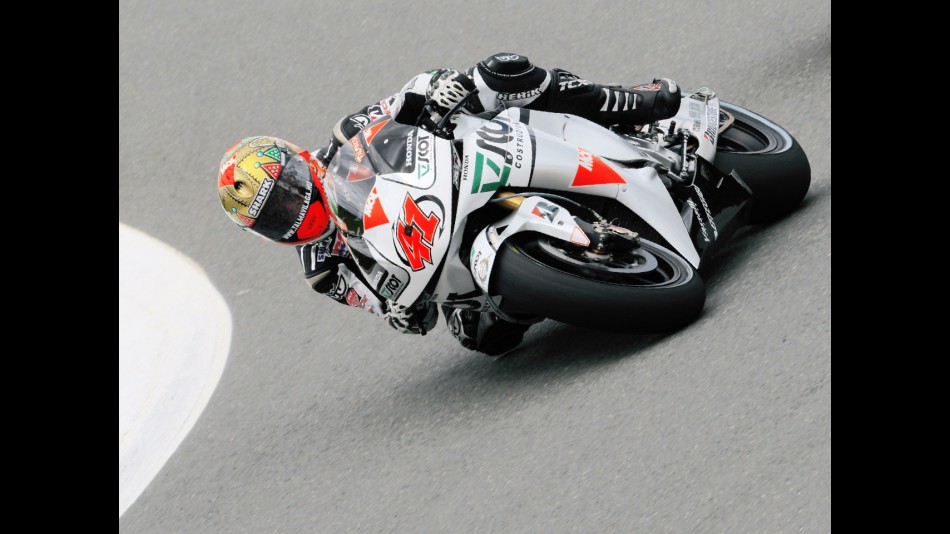 Gabor Talmacsi in action in Sachsenring