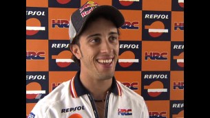 dovizioso unhappy after fp1 at Brno