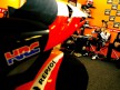 Andrea Dovizioso in the Repsol Honda garage