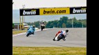 Lorenzo riding ahead of Vermeulen and Melandri in Brno