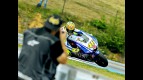Valentino Rossi in action in Brno