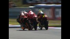 Pol Espargaro and Marc Marquez during race in Brno