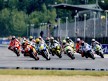 MotoGP group in action in Brno