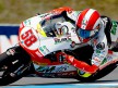 Marco Simoncelli in action in Brno