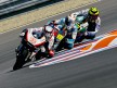Terol riding ahead of Simón and Iannone in Brno