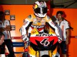 Dovizioso in the Repsol Honda garage at the MotoGP test in Brno