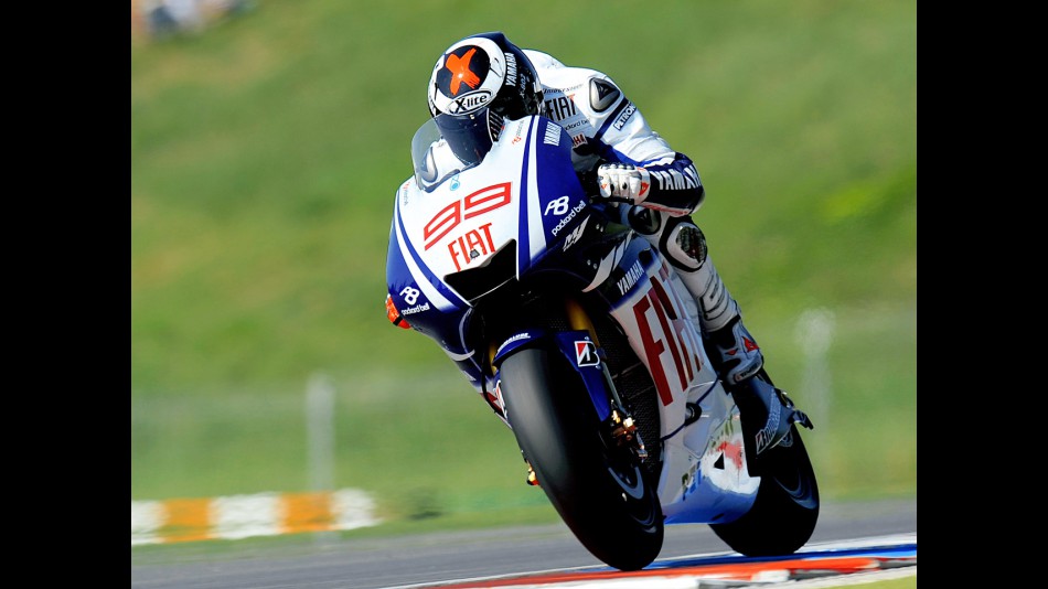 Jorge Lorenzo in action in Brno