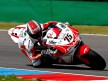 Pasini in action with the Desmosedici GP9 in MotoGP Brno Test