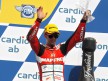 Álvaro Bautista o the podium at Brno