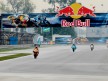 MotoGP group in action in Indianapolis