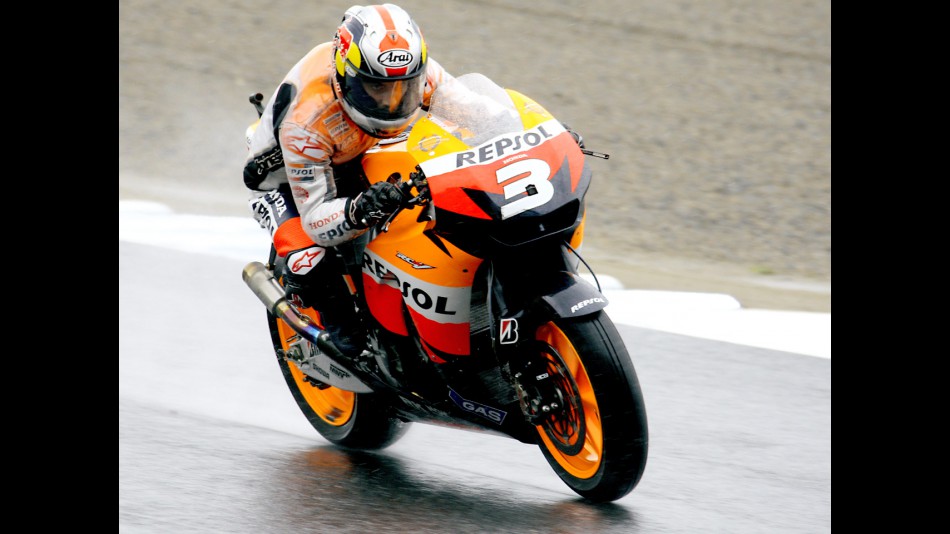 Dani Pedrosa in action