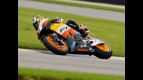 Dani Pedrosa in action in Indianapolis