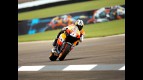 Dani Pedrosa in action in Indianapolis