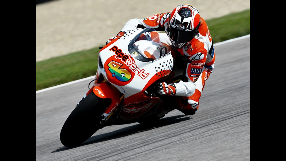 Héctor Barberá in action in Indianapolis