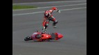 Alexis Masbou crash during WUP in Indianapolis