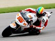 Alex de Angelis in actioni n Indianapolis