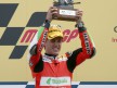 Pol Espargaró on the podium at Indianapolis