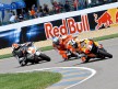 MotoGP group in action in Indianapolis