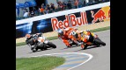 MotoGP group in action in Indianapolis