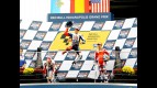 Jorge Lorenzo celebrates GP win at the Red Bull Indianapolis Grand Prix
