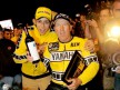 Rossi and Kenny Roberts Sr. at the Indy Mile Flat Track race