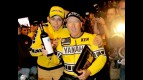 Rossi and Kenny Roberts Sr. at the Indy Mile Flat Track race