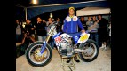 Valentino Rossi at the Indy Mile Flat Track race