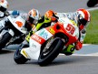 Marco Simoncelli in action in Indianapolis
