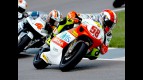 Marco Simoncelli in action in Indianapolis