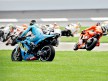 Chris Vermeulen out of the track during the race at Indianapolis