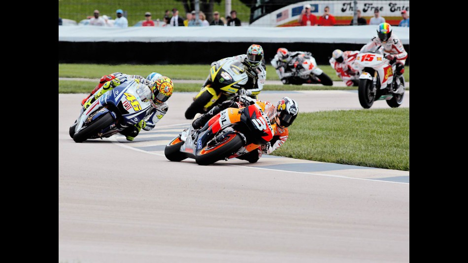 MotoGP action at Indianapolis