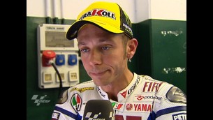 Rossi and Lorenzo on hot first session
