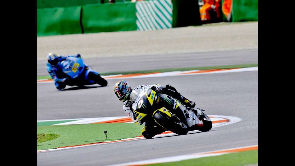 Colin Edwards in action in Misano