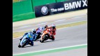Capirossi, Hayden and Lorenzo in action in Misano