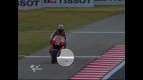 Dani Pedrosa during FP1 in Misano