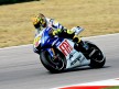 Valentino Rossi in action in Misano