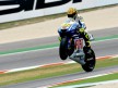 Valentino Rossi pulls of a wheelie in Misano