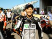 Hiroshi Aoyama in the parc fermé after QP in Misano