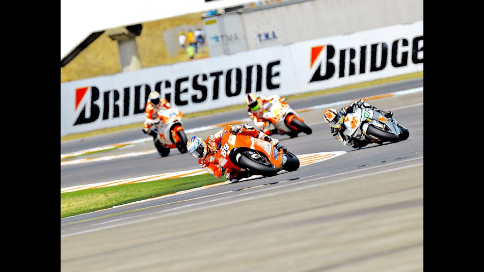 MotoGP action in Misano
