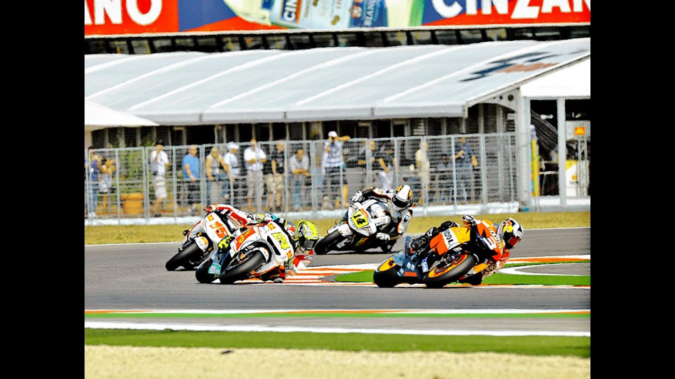 MotoGP action in Misano