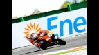 Nicky Hayden in action in Misano