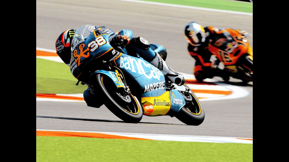 Bradley Smith in action in Misano