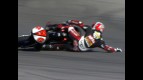 Alessandro Tonucci crash during race in Misano