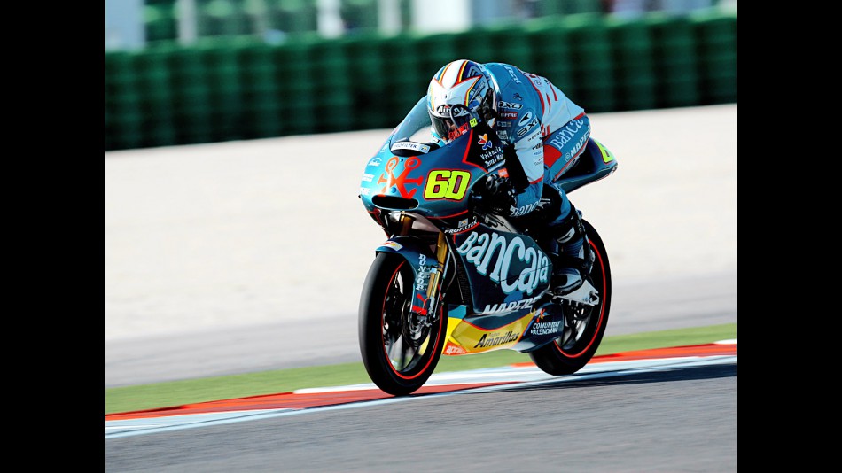 Julián Simón in action in Misano