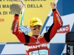 Álvaro Bautista on the podium at Misano