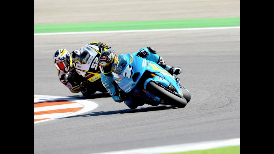 Chris Vermeulen in action in Misano