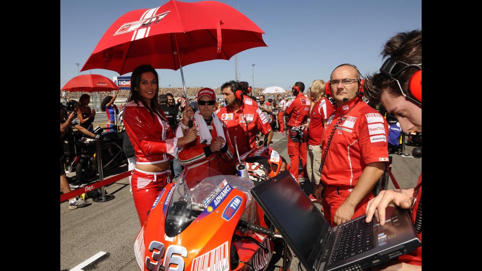 Kallio on the grid at Misano