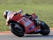 Mattia Pasini testing the Ducati Marlboro Desmosedici GP9 at the Mugello circuit